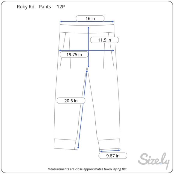 Ruby Rd Womens Linen Blend Capri Pants Size 12P Petite Beige Straight Pockets - Picture 2 of 9